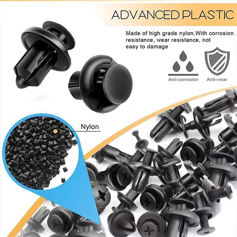 OEM C0182 630Pcs Car Retainer Clips Auto Fasteners Push Trim Clips Pin Rivet Bumper Kit