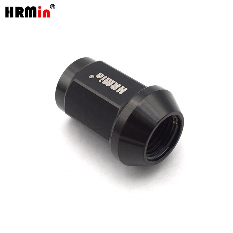 HRMin Cone Seat Gr.5 Titanium Alloy Auto Parts Titanium Screw Titanium Wheel Nut Lock Nut Lug Nut M14*1.5*35 for Racing Car