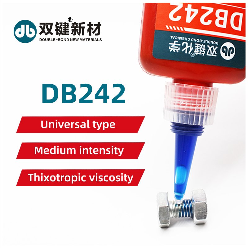 manufacturer 242 Quick Drying Anaerobic Adhesive Medium Strength Thread Locking Agent Anti-looseness Fastening Anaerobic Glue