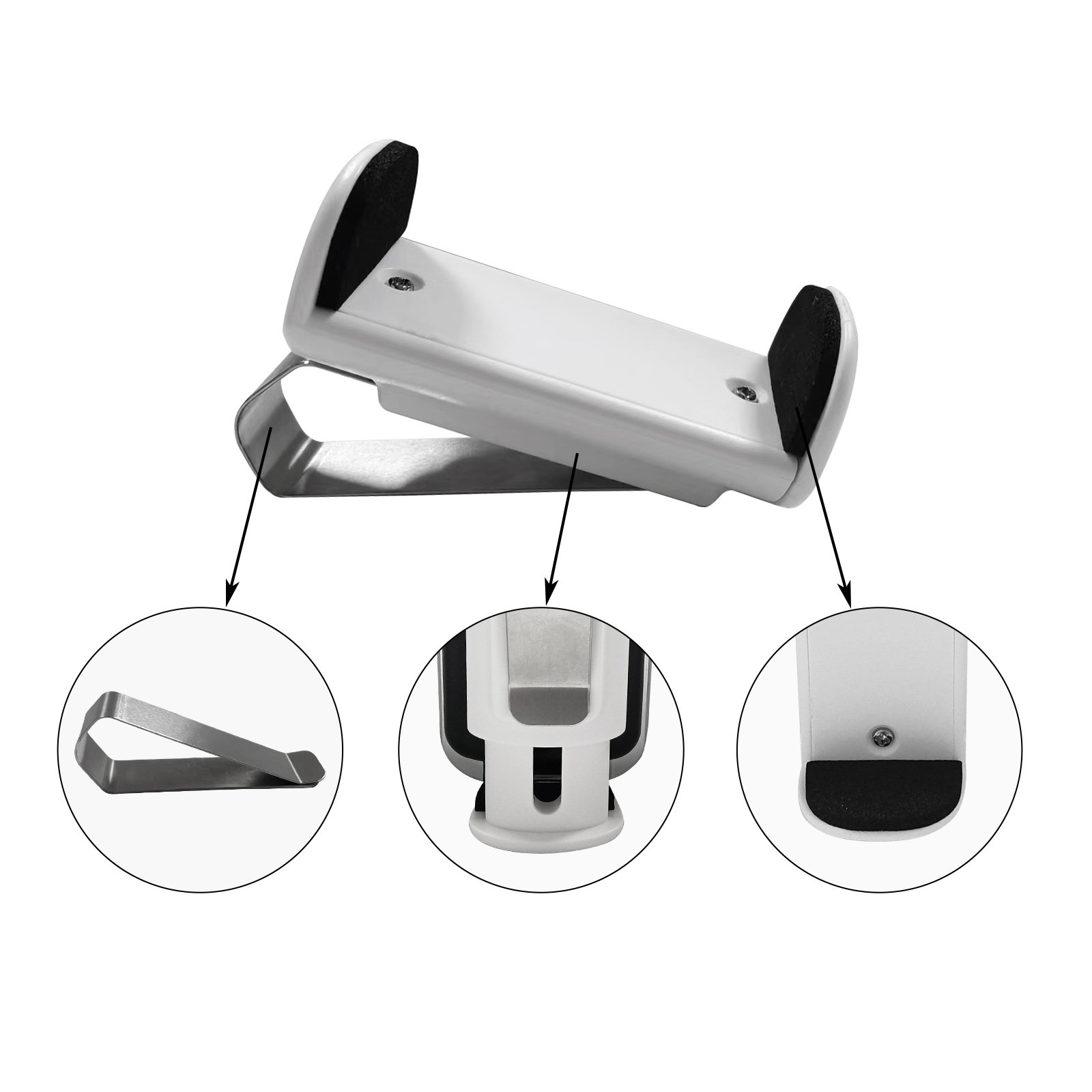 Garage Remote Control Car Sun Visor Clip 47-70mm Adjustable For Gate Remote Control Garage Door Opener Car Key Hand Transmitter