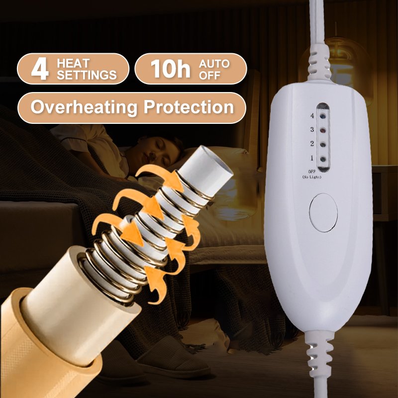 Electric Home Heaters Silicon Heat Blanket Electric Cooling Blanket for Bed