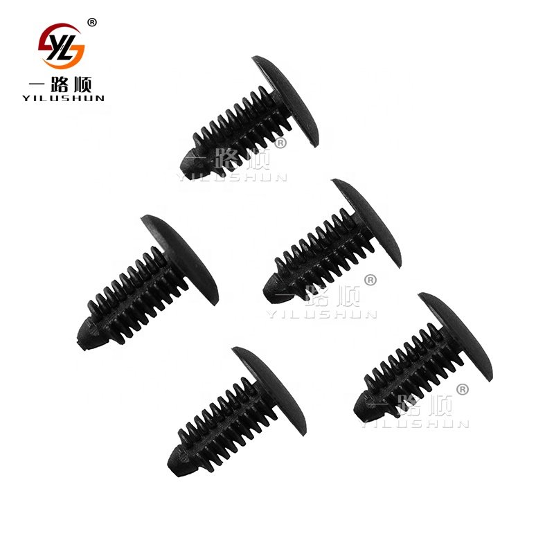 A104 500Pcs/Bag Auto Clips Plastic Fastener Push Type Retainer Nylon Rivet