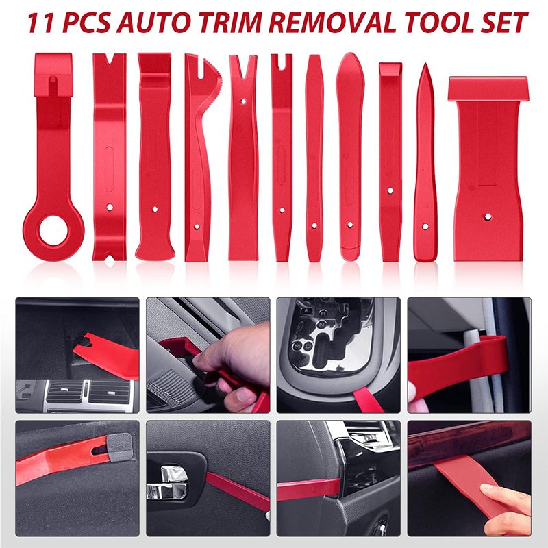 200PCS Auto Push Pin Bumper Retainer Clip Set Trim Removal Fastener Terminal Remover Tool for Cars Trucks Plastic Metal Material