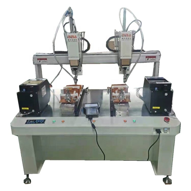 BBA Two head screw fastening machine automatic robot screw tightening machine screw blowing dispensing machinery china factory