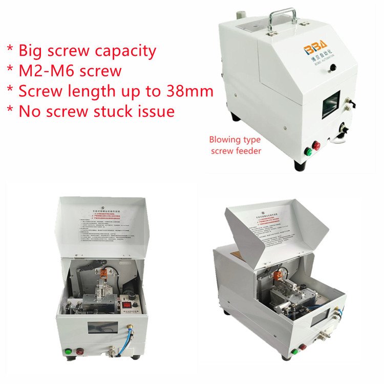 BBA Two head screw fastening machine automatic robot screw tightening machine screw blowing dispensing machinery china factory