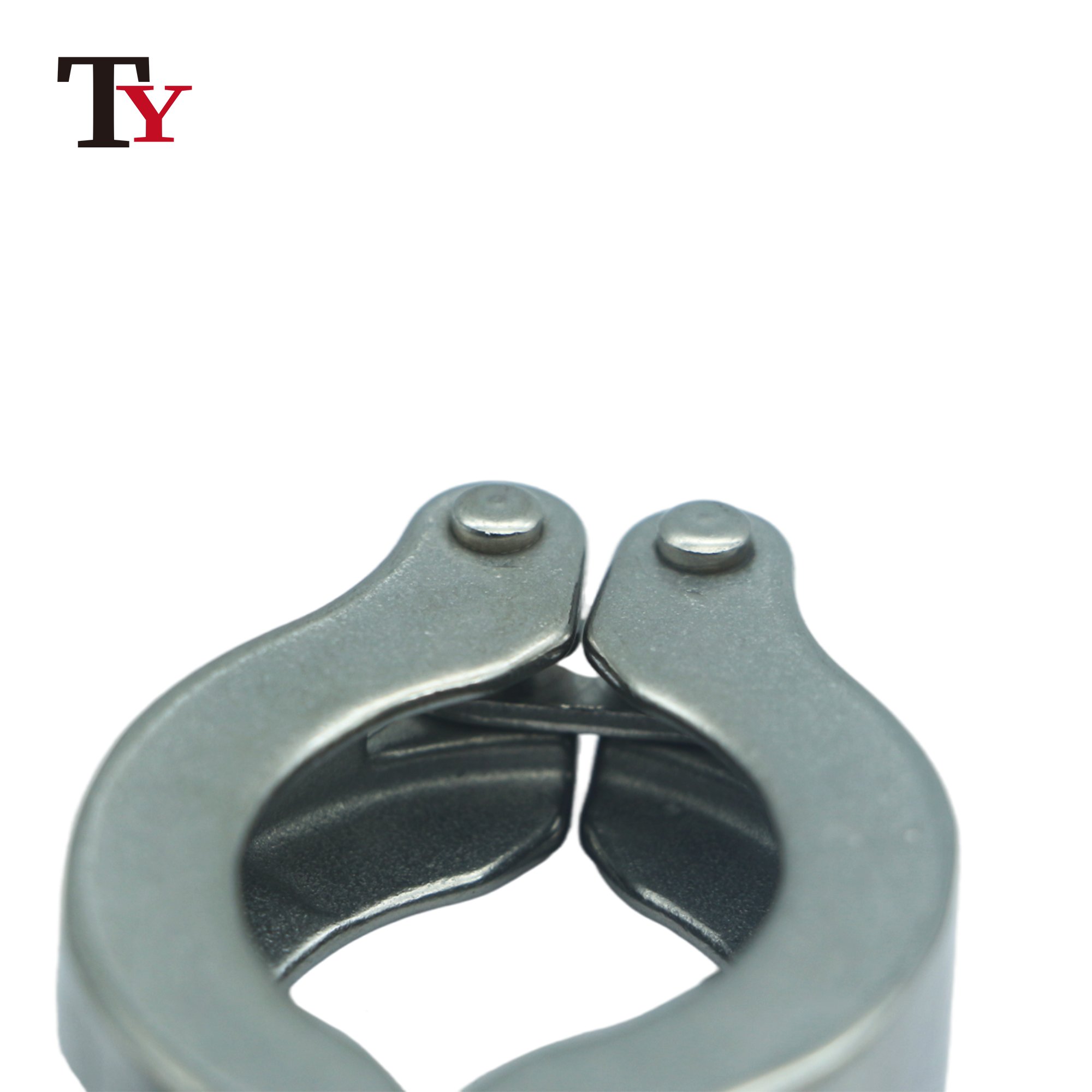 KF-16 KF-25 KF-40 KF-50 Quick Vacuum Clamp Support Seal Ring 304 Stainless Steel Wing Nut Flange Clamp for Vacuum Pipe