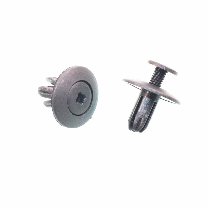 100pcs/pack Universal 6mm-10mm Hole Screw Plastic Fastener Bumper Fender Clip Buckle Auto Car Repair Parts Clips