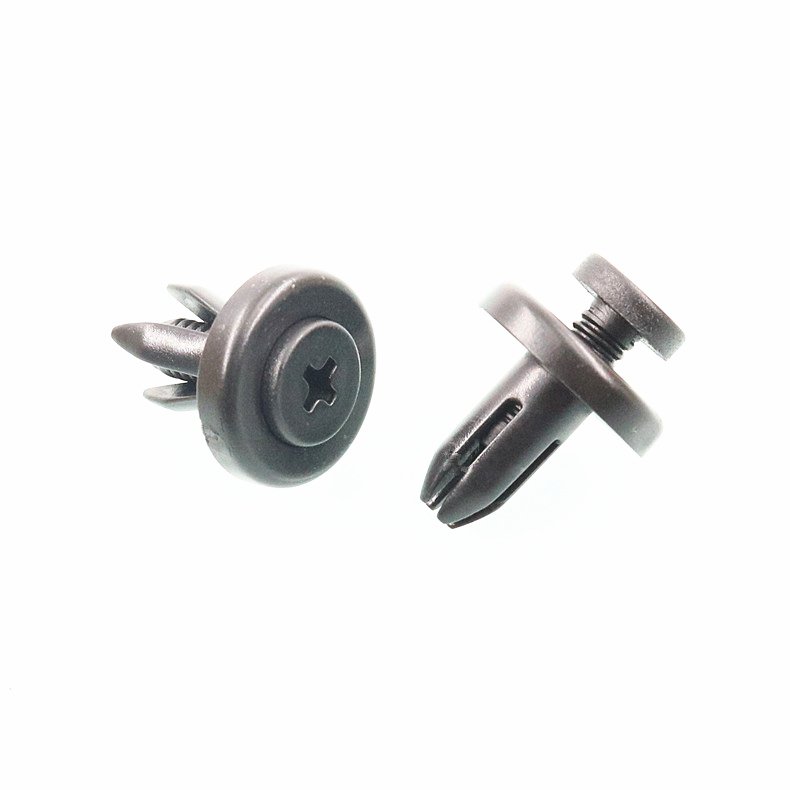 100pcs/pack Universal 6mm-10mm Hole Screw Plastic Fastener Bumper Fender Clip Buckle Auto Car Repair Parts Clips