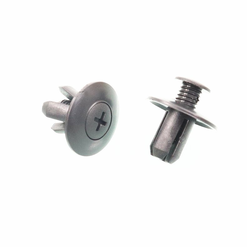 100pcs/pack Universal 6mm-10mm Hole Screw Plastic Fastener Bumper Fender Clip Buckle Auto Car Repair Parts Clips