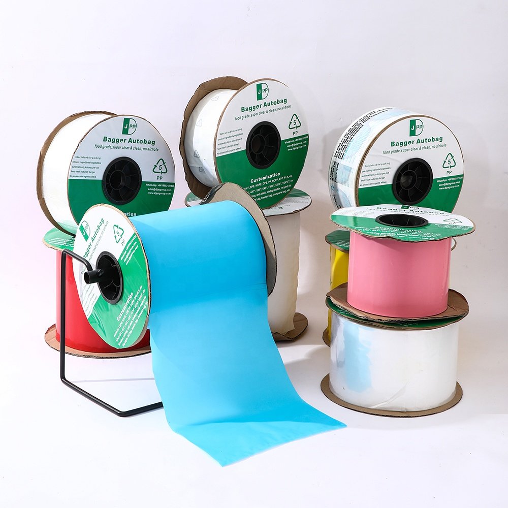Plastic Auto Fill Pre-opened Poly Bags -on-a-Roll Auto Bags for Hardware, Fastener