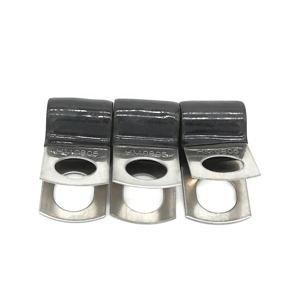 34mm Dia Steel Hose Clip Zinc-Finished 20mm Bandwidth Rubber Lined P Clamp R Type Metal Pipe Clamps