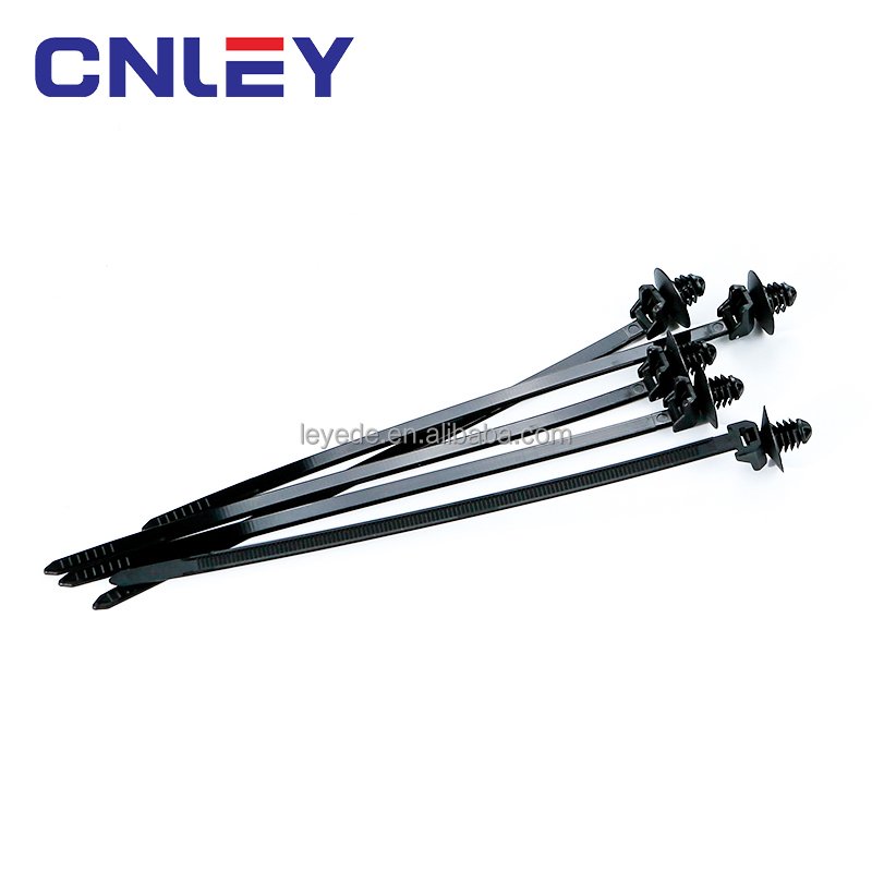 X22 5.5*160mm Ties Car Body Wiring Harness Clips Fastener Kits Wire Loom Routing Cable Strip Ties Black Eco-friendly Nylon 160mm