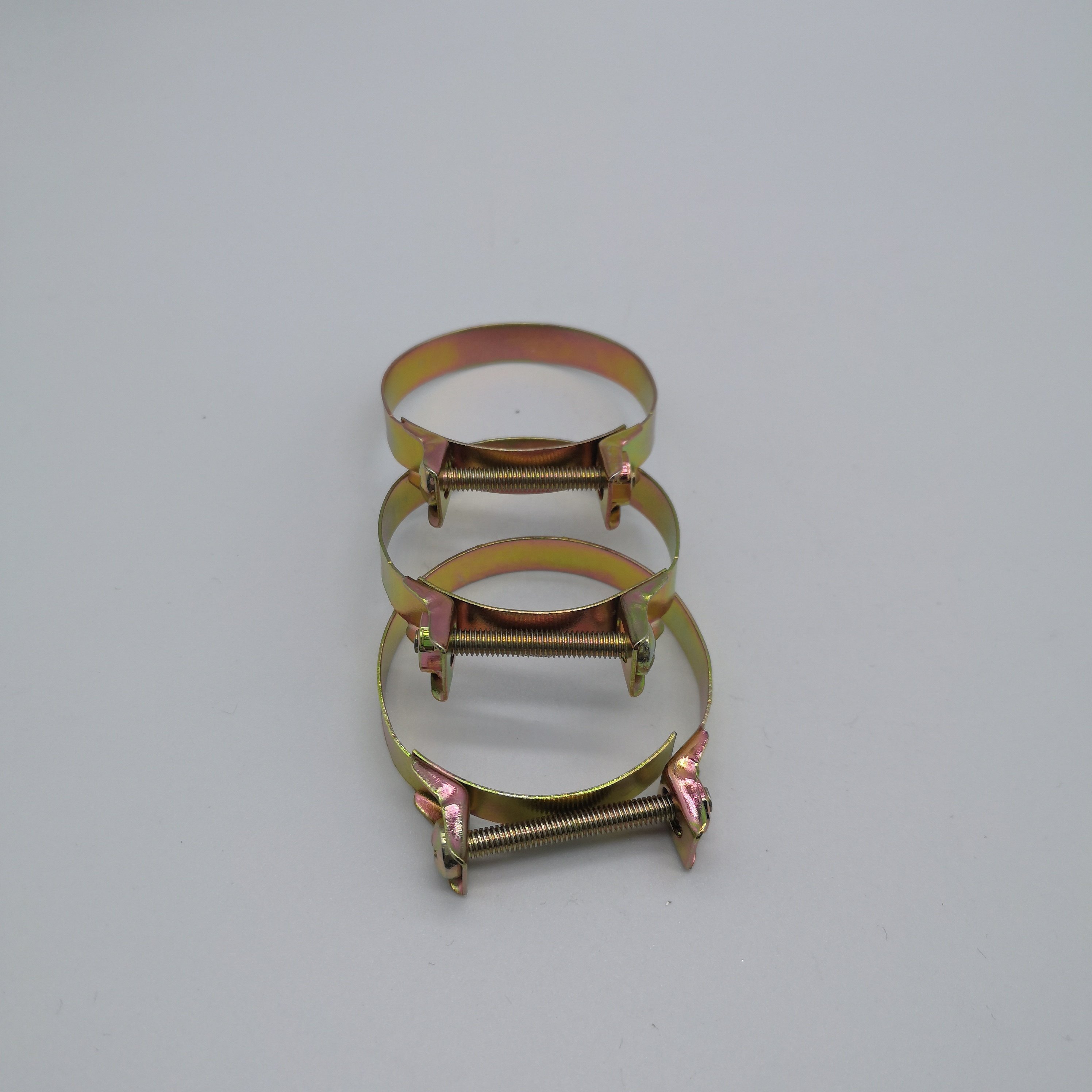Motorcycle Tricycle Universal Clamp Pipe Clip Oval Air Filter Hose Clamp