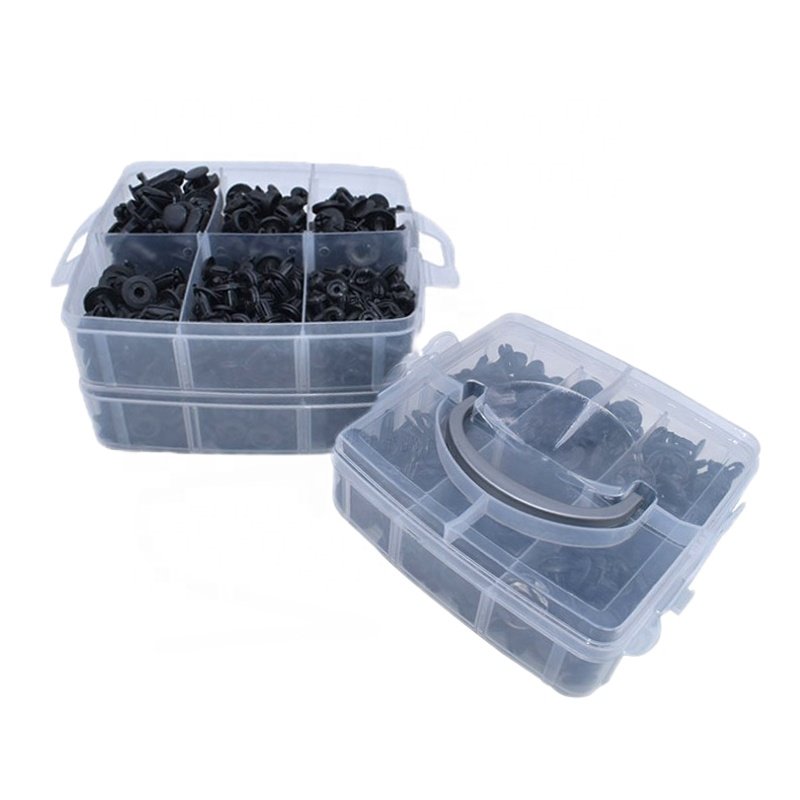 620pcs Car Push Retainer Clips & Plastic Fasteners Kit +30 Tools Set