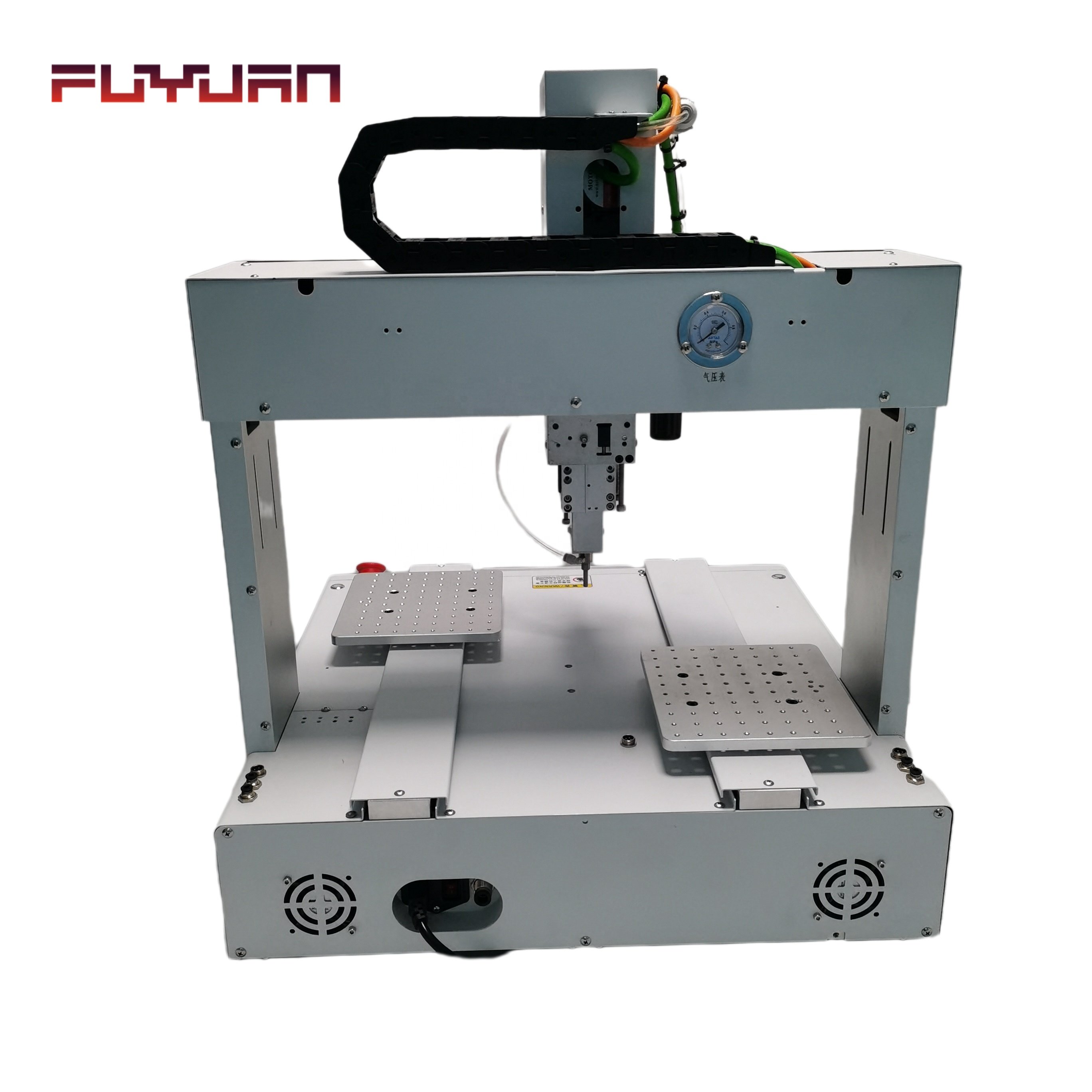 FLYJAN Automatic Desktop Screw Fasten Robot Multi-axis Double Table Automatic Screw Locking Assembly Machine