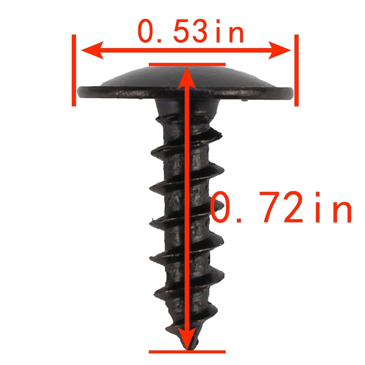 QGZ029 30bags automotive plastic bumper clips 20pcs/bag universal car push retainer screw clips car bumper clip