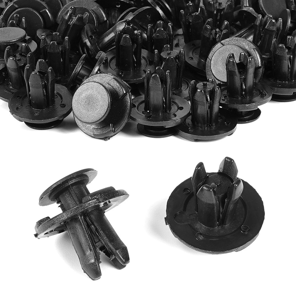 QGZ204 Car Accessories Door Panel Trim Fender Bumper Nylon Plastic Clips Auto Fastener For Roadster 90467-07121-B2