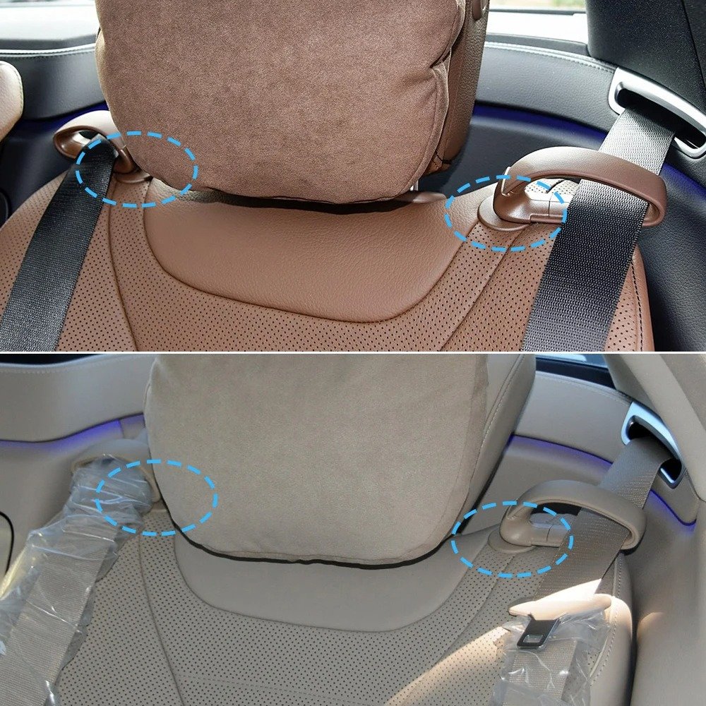LHD RHD Car Rear Seat Belt Buckle Safe Belt Clip For Mercedes Benz S Class W222 2014-2020 2228600922 2228601022