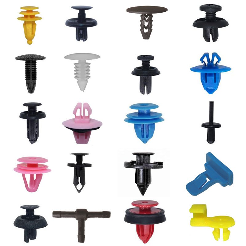 Car Plastic Fastener Clips Auto Body Push Retainer Pin Rivet Bumper Door Trim Panel Fastener Clip