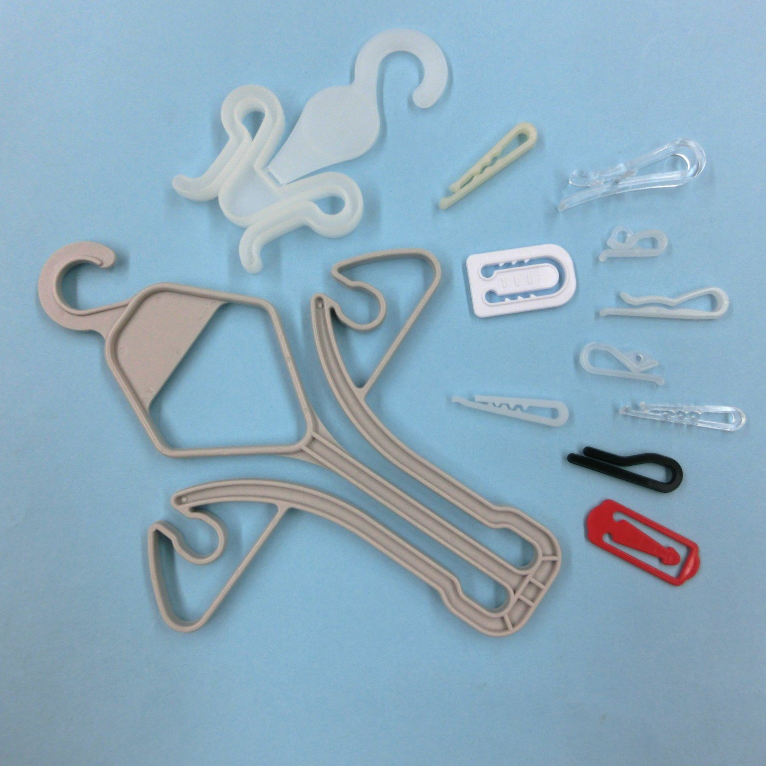 Auto Fastener Plastic Custom Claw Magic Mini Locking Shirts Clothes Hangers Clips