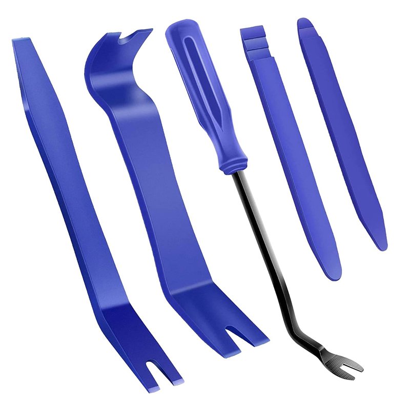 RONIX 88Pcs Car Radio Pry Kit Nylon Laptop Tool Cases Trim Other Vehicle Tools Molding Removal Tool Set With Fastener