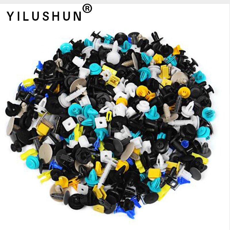 500pcs Universal Auto Bumper Rivet Car Clips Retainer Mixed Fasteners