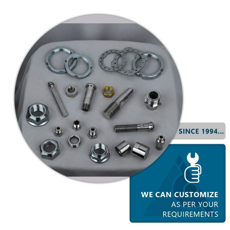 Standard Quality Sturdy and Durable Tools & Hardware Industrial and Automotive Brass Material Fasteners from India Wholesale