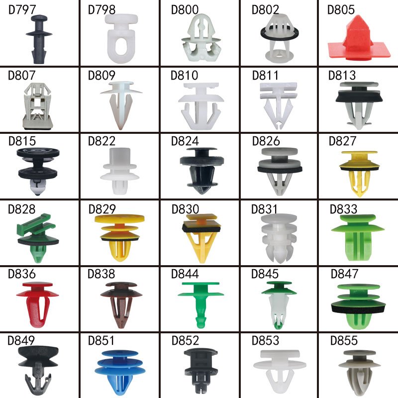 D762 High Quality Automotive Body Door Panel Wheel Eyebrow Clips