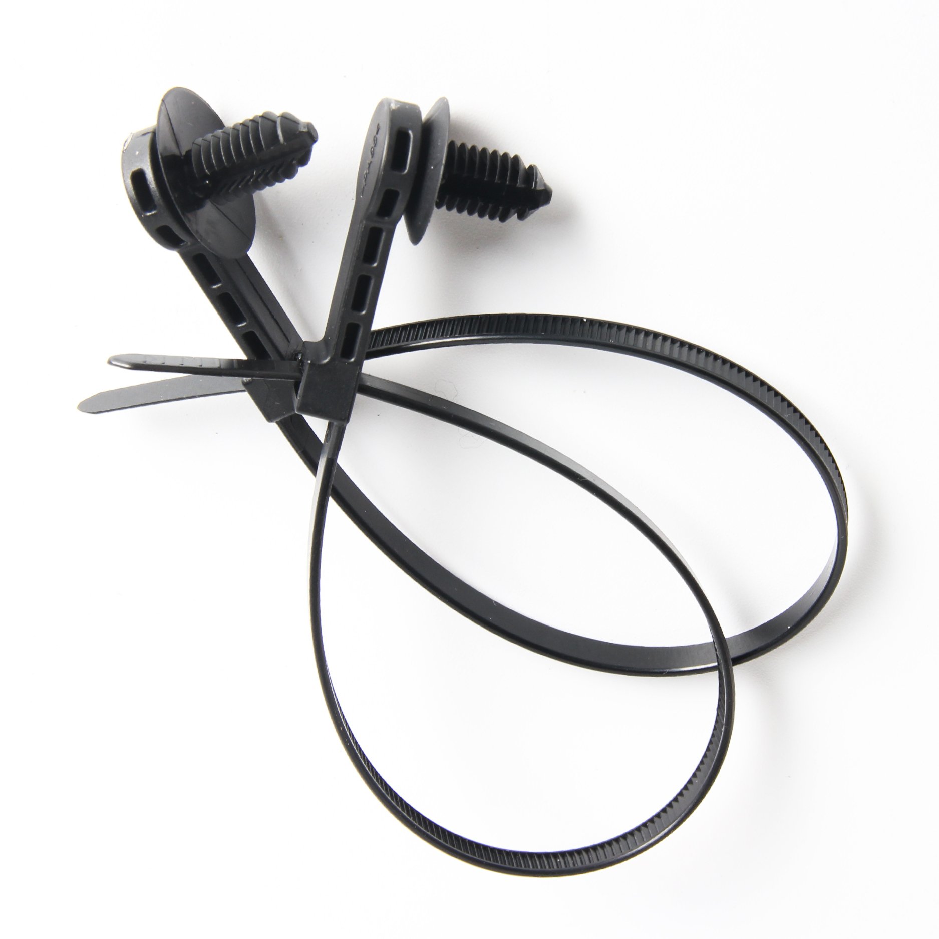 Universal Automotive Cable Ties Push Mount Style Fir Tree Head Design Stud Mount Plastic Metal Material Nylon Cable Ties Mould