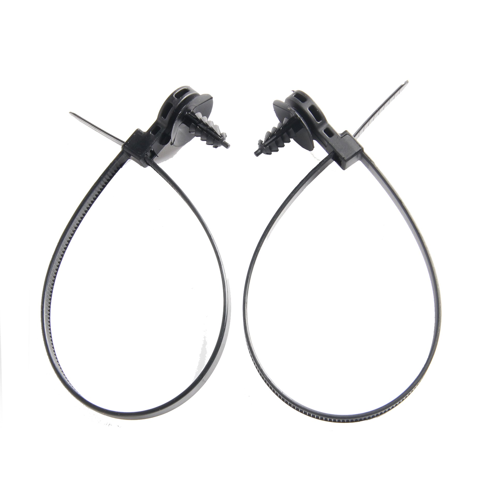 Universal Automotive Cable Ties Push Mount Style Fir Tree Head Design Stud Mount Plastic Metal Material Nylon Cable Ties Mould