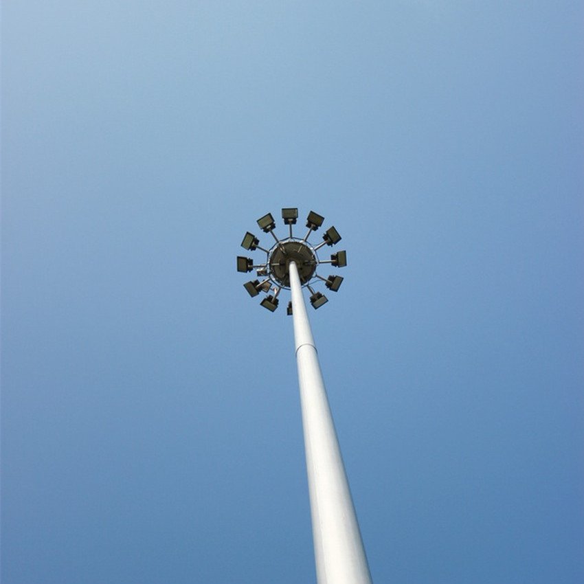 Professional chinese manufacturer direct stadium high mast light pole tower