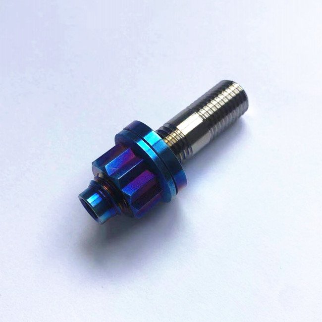 Titanium Exhaust Stud Titanium Alloy Gr5 Bolts M10x1.25 X41mm Exhaust Pipe Muffler Fixed Fastener Stud