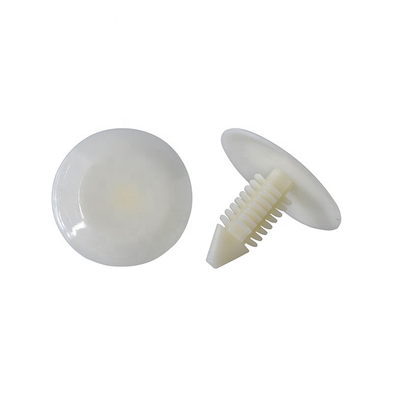 A139 Plastic Trim Panel Clip Push Fastener Round Spring Clip Rosette Rivet