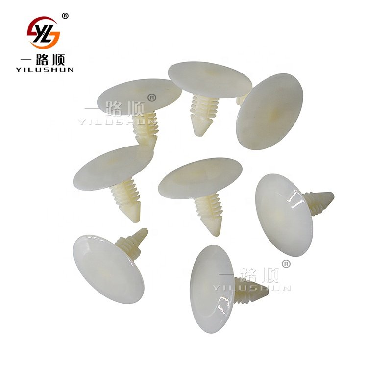 A139 Plastic Trim Panel Clip Push Fastener Round Spring Clip Rosette Rivet