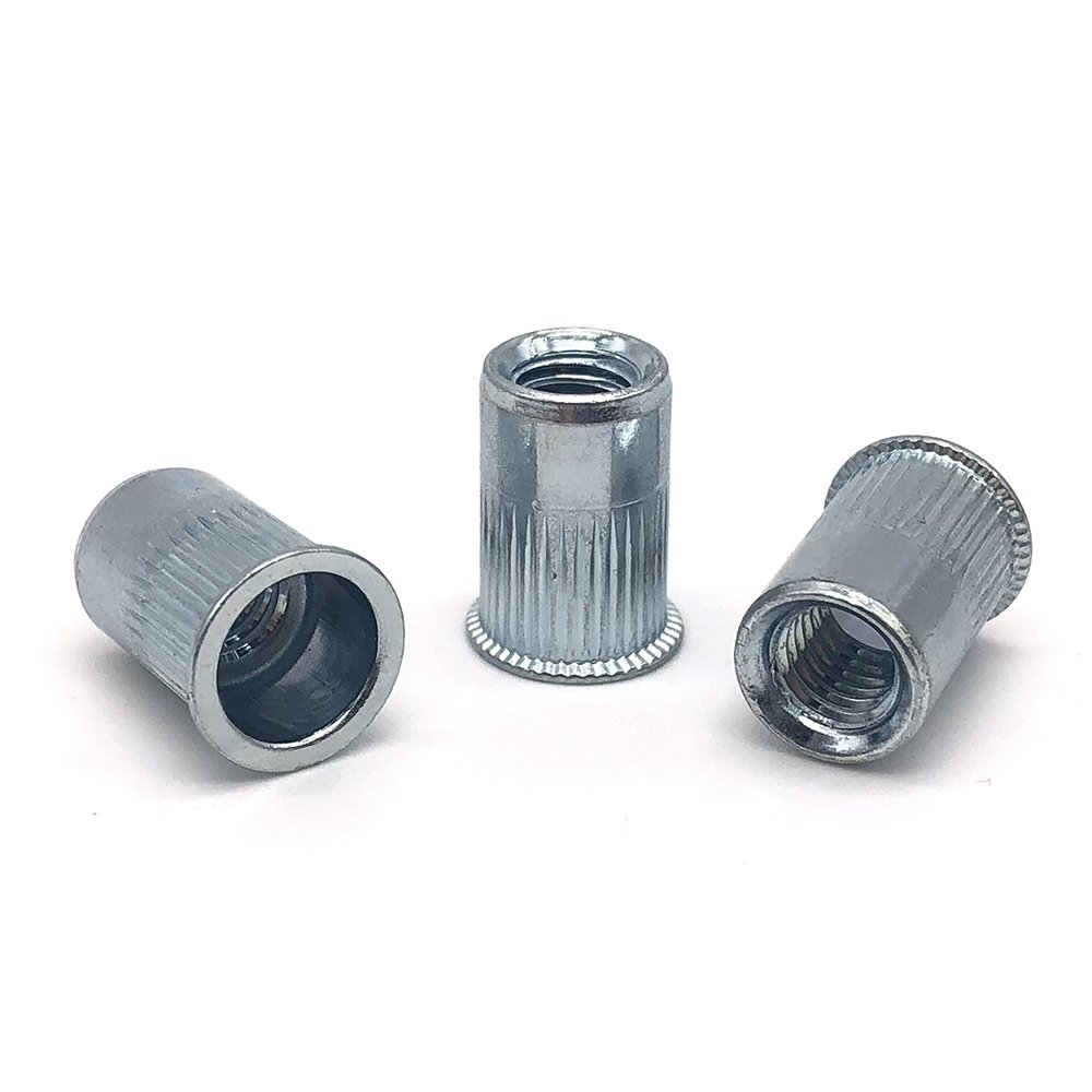 Rivet Nut/Rivnut Flat Head Metric Rivet Nut Threaded Inserts Nutsert Countersunk Head Splied M5 M6 M8 Riveting Nut Made In China
