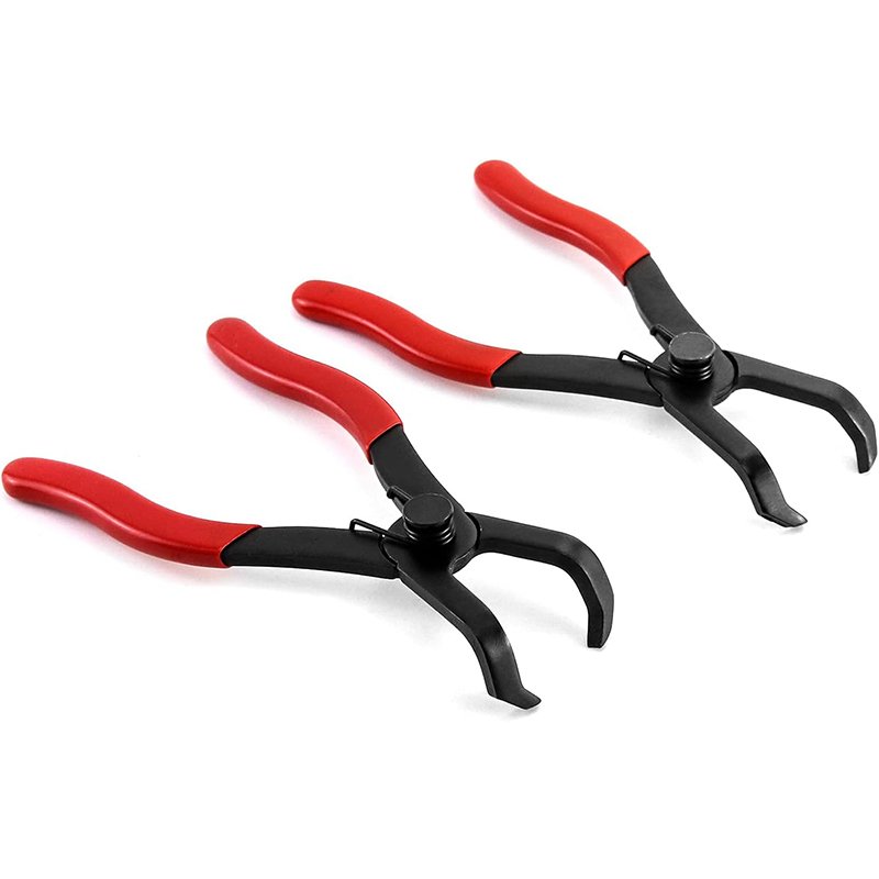 2-Pieces 30 and 80 Degree Angled Pliers Fastener Remover Tool Rivet Puller for Honda Toyota GM Ford Chrysler