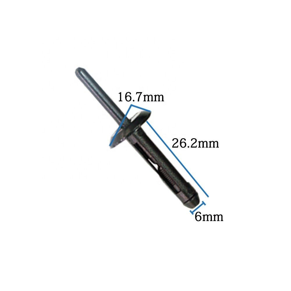 Nylon Blind Rivets for GM 14063981 22638717 15506827 15506921 Universal Plastic Rivet Nylon Rivets Car Nylon Snap Clip 6503860