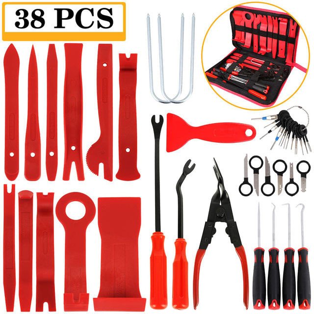 38pcs/26pcs/22pcs/Clip Panel Trim Dashboard Removal Set Diy Car Repair Tool Kit