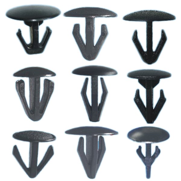 china auto cover Clips Push Type Fastener Auto Fasteners Assorted Body Clips Auto Plastic Black Fasteners