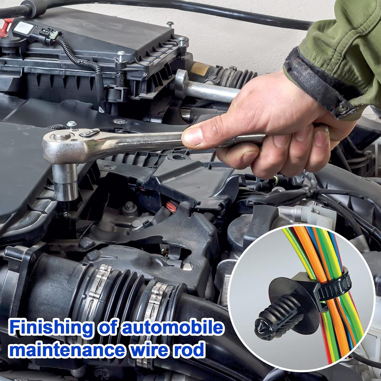 Cable Ties Automotive Zip Ties Fastener Wire Harness Clips for Wire Tying