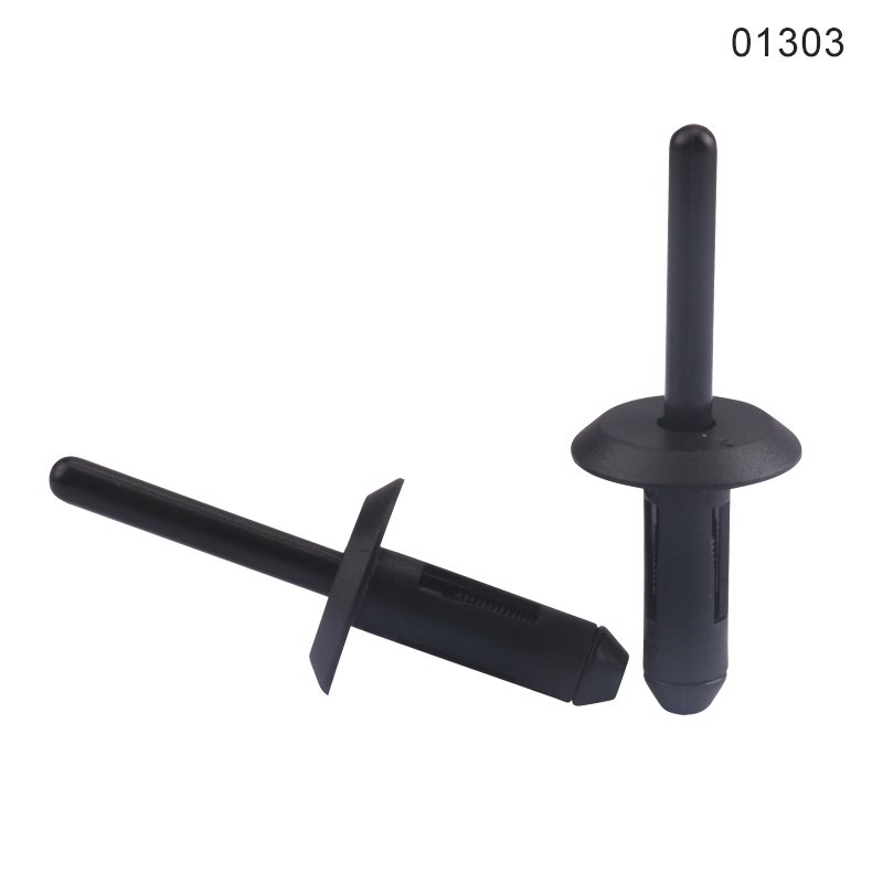 Factory supply plastic blind rivets Auto plastic clips and fasteners car clips Auto body clips 01303