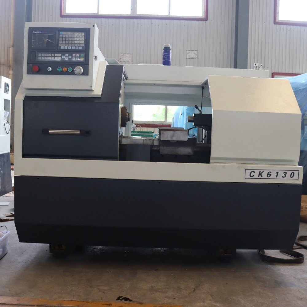 cnc lathe machine for metal suitable for electrical appliances,auto motorcycle parts,fastener bearings and others for CK6130