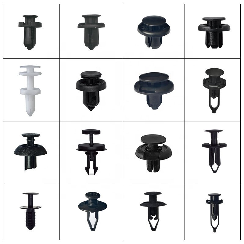 Fastener Auto Trim Retainer Car Clips PE Plastic Bags Hot Selling Xmas Tree Clip Plastic 100pcs/bag Universal High-quality Black