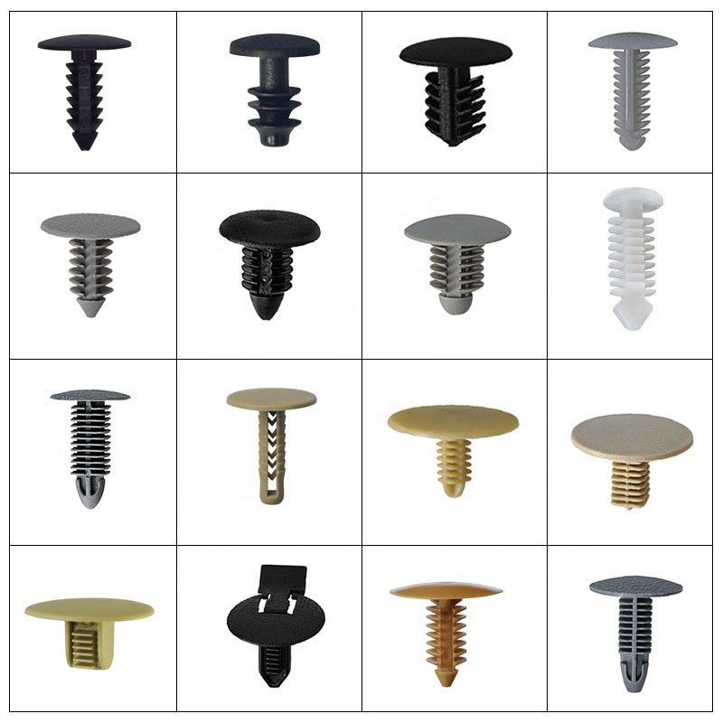 Fastener Auto Trim Retainer Car Clips PE Plastic Bags Hot Selling Xmas Tree Clip Plastic 100pcs/bag Universal High-quality Black