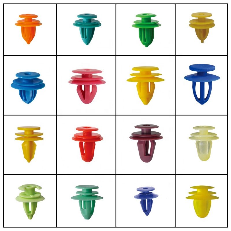 Fastener Auto Trim Retainer Car Clips PE Plastic Bags Hot Selling Xmas Tree Clip Plastic 100pcs/bag Universal High-quality Black