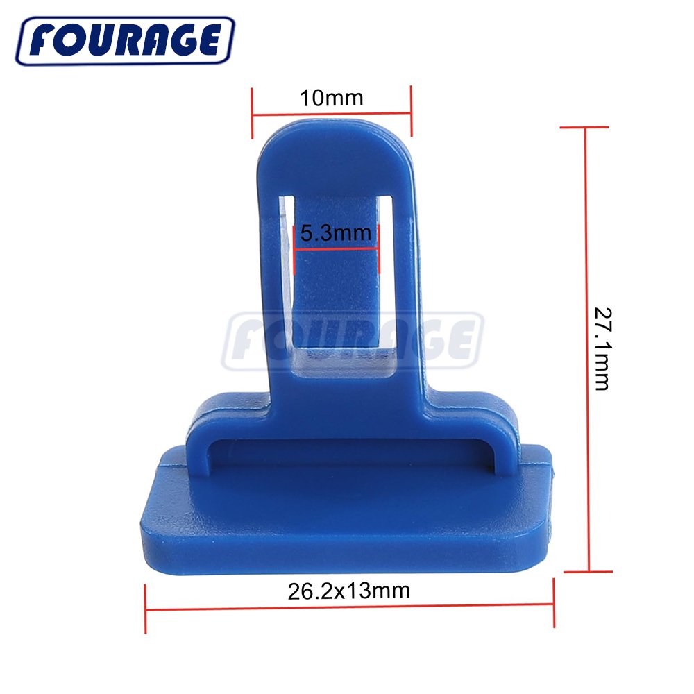 Auto Car Plastic Fastener Rear Bumper & Bumper Stay Clip for Toyota Lexus RAV4 2009-2013 (OEM: 75392-0R020)