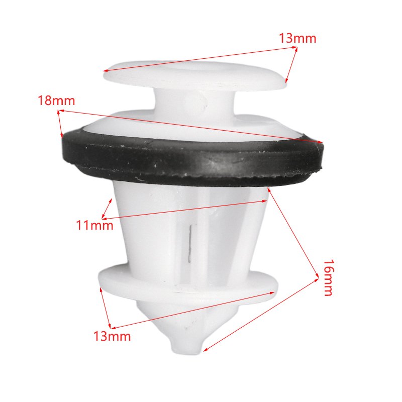 Car Door Panel Buckle Nylon Plastic Guard Plate Decorative Buckle Suitable for Ford Door Panel Positioning Card