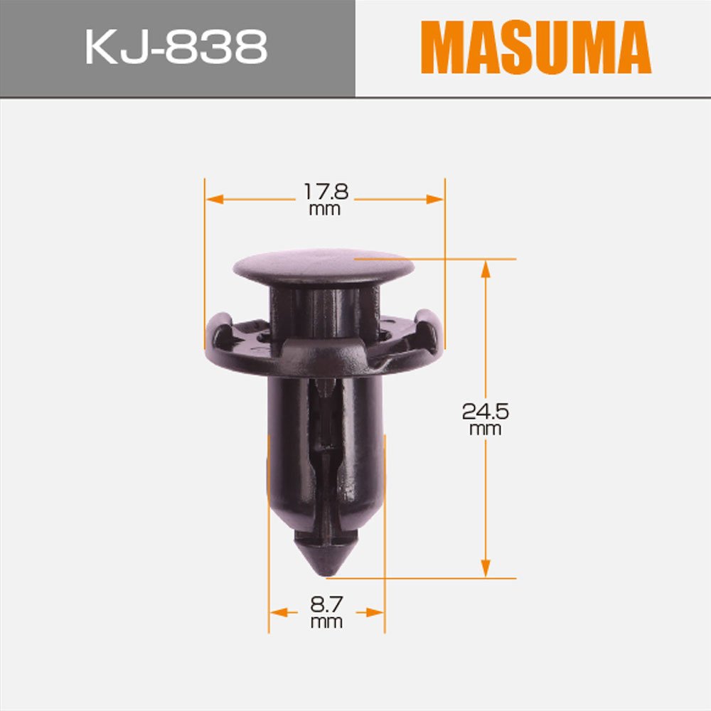 KJ-838 MASUMA Replacement Part Auto Fastener Push Clips MR200300
