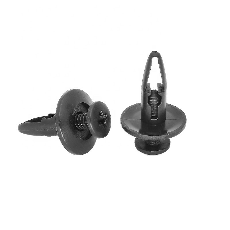 Hot Sale Carabiner Manufacturer Nylon Push Type Retainer Car Fastener Carabiner Fasteners and Car Clips