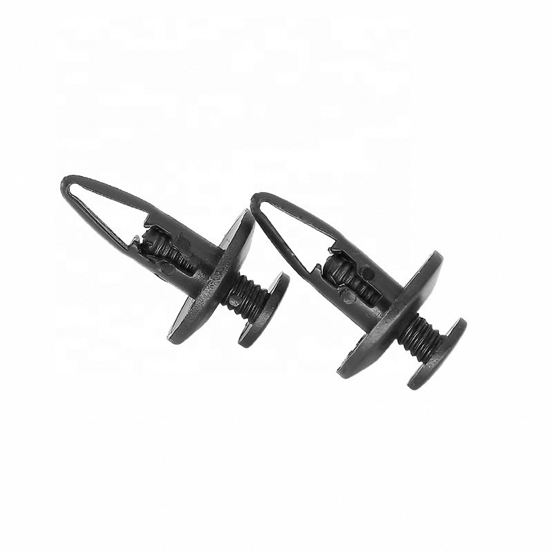 Hot Sale Carabiner Manufacturer Nylon Push Type Retainer Car Fastener Carabiner Fasteners and Car Clips